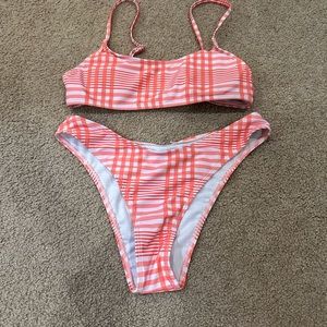 Shein Plaid Swimsuit